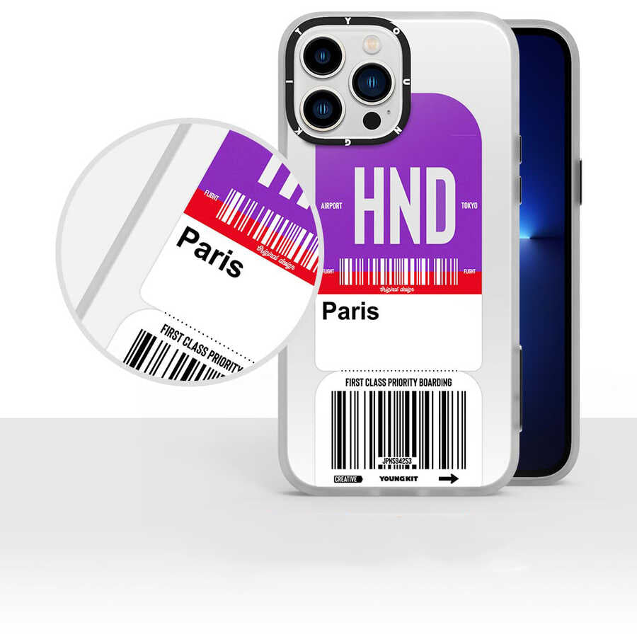 iPhone 13 Pro Kılıf YoungKit Any Time Trip Serisi Kapak