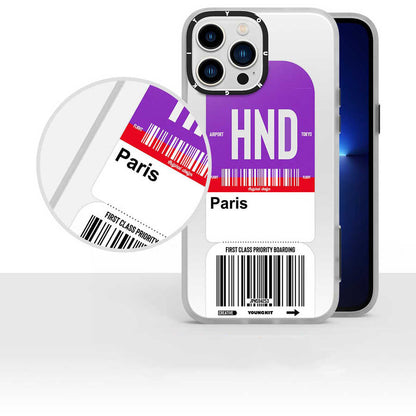 iPhone 13 Pro Kılıf YoungKit Any Time Trip Serisi Kapak