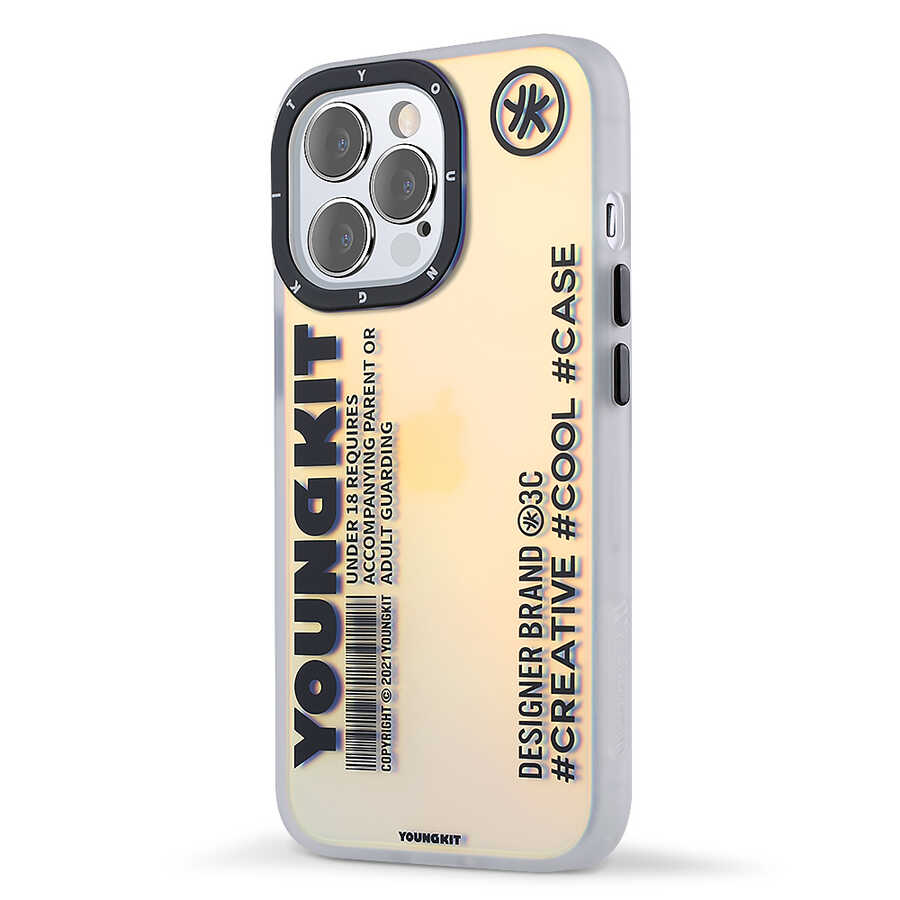 iPhone 13 Pro Kılıf YoungKit Fashion Culture Time Serisi Kapak