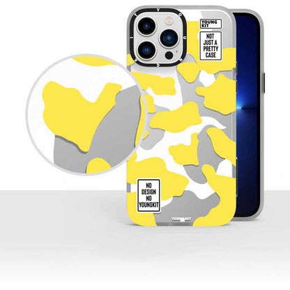 iPhone 13 Pro Kılıf YoungKit Kamuflaj Serisi Kapak