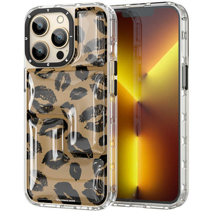 iPhone 13 Pro Kılıf YoungKit Leopard Article Serisi Kapak