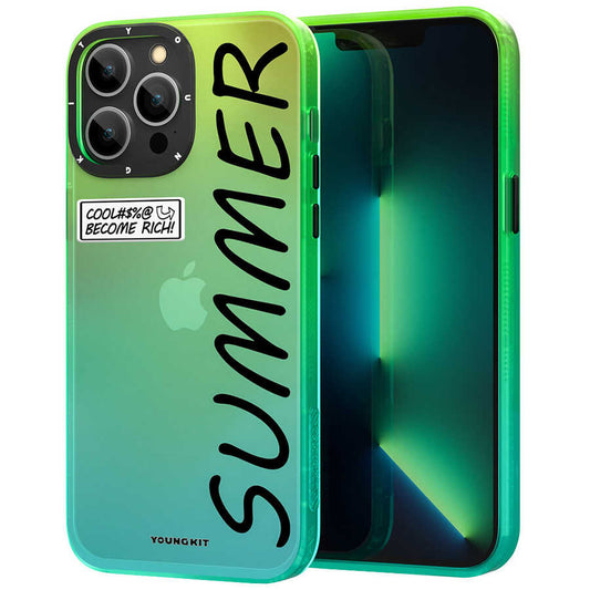 iPhone 13 Pro Kılıf YoungKit Summer Serisi Kapak