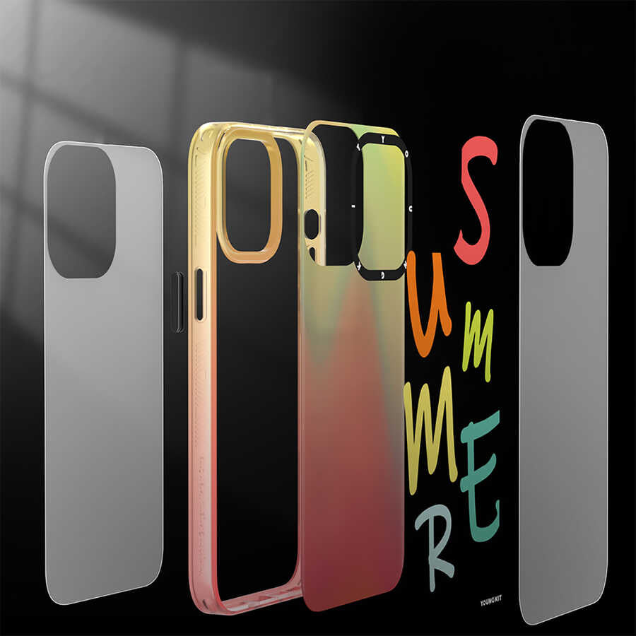 iPhone 13 Pro Kılıf YoungKit Summer Serisi Kapak