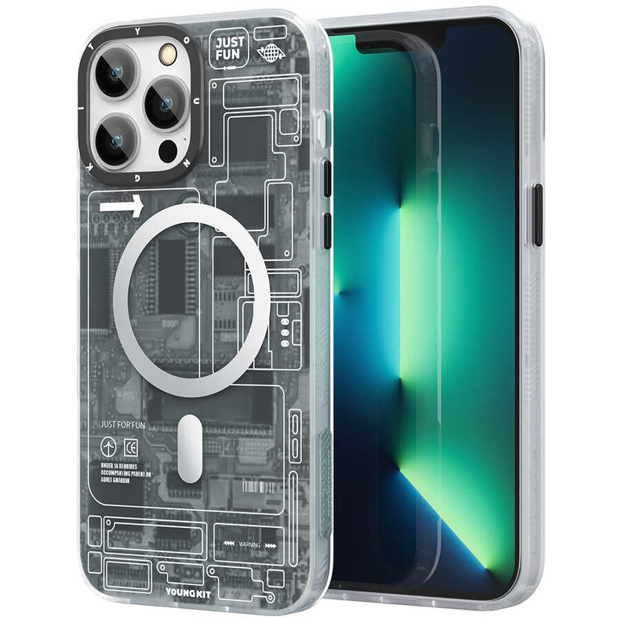 iPhone 13 Pro Kılıf YoungKit Technology Serisi Kapak