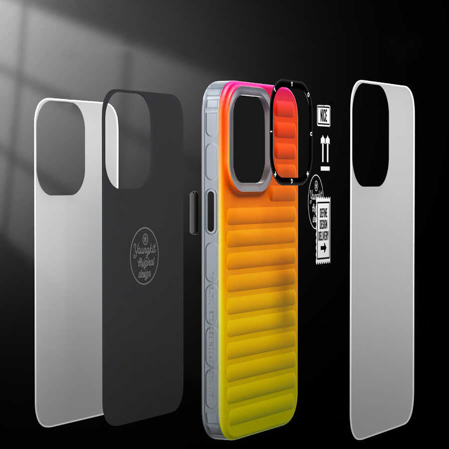 iPhone 13 Pro Kılıf YoungKit The Secret Color Serisi Kapak