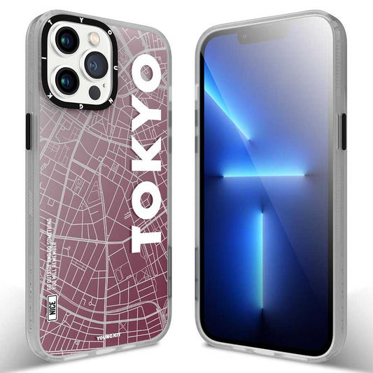 iPhone 13 Pro Kılıf YoungKit World Trip Serisi Kapak