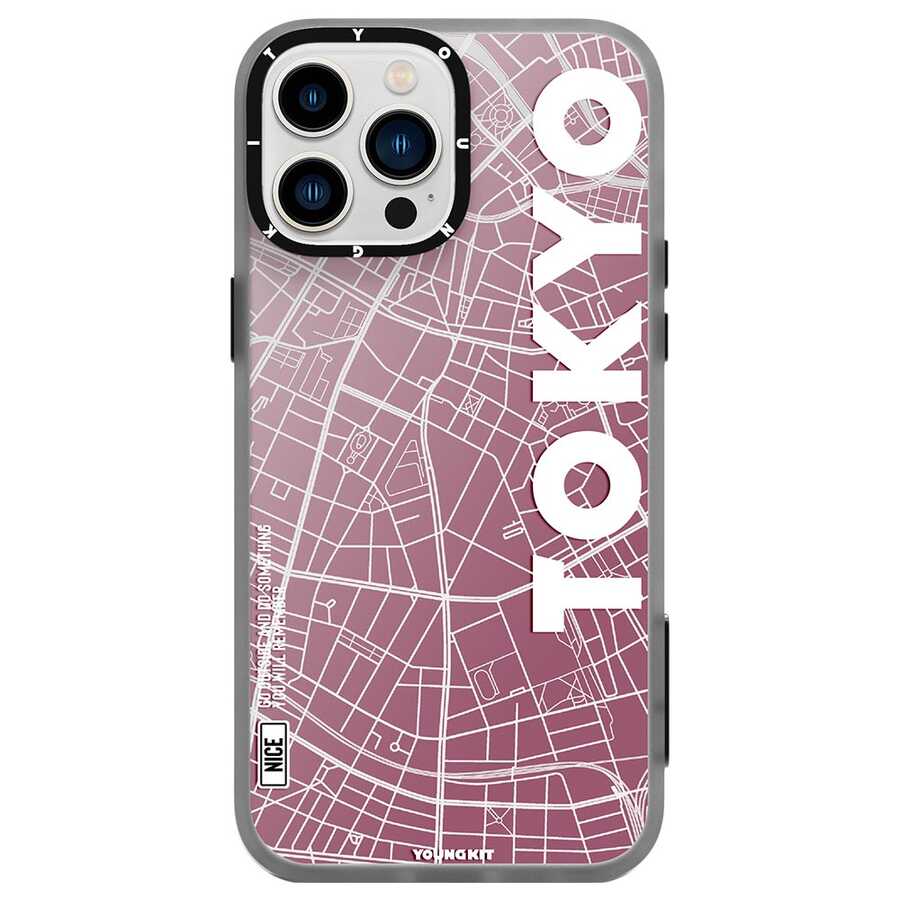 iPhone 13 Pro Kılıf YoungKit World Trip Serisi Kapak