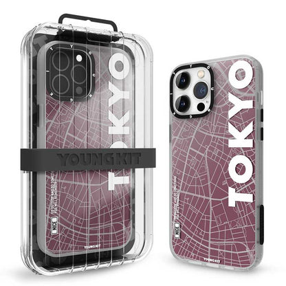 iPhone 13 Pro Kılıf YoungKit World Trip Serisi Kapak