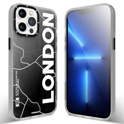 iPhone 13 Pro Kılıf YoungKit World Trip Serisi Kapak