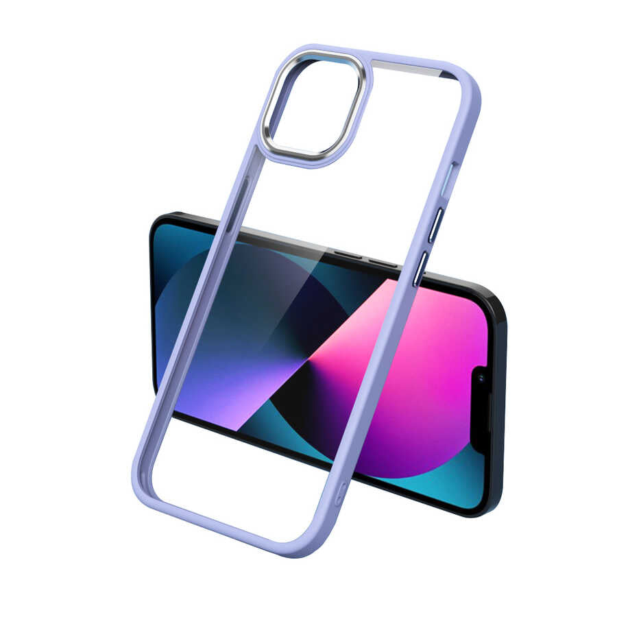 Apple iPhone 13 Pro Kılıf Zore Krom Kapak