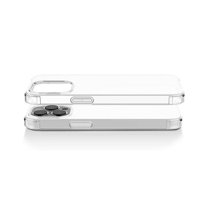 iPhone 13 Pro Max Kılıf Airbagli Şeffaf Darbe Emici Silikon Tasarımlı Recci Clarity Serisi Kapak