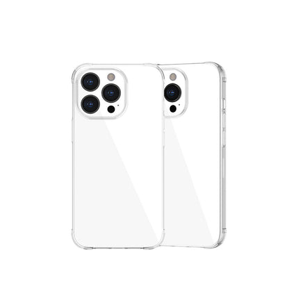 iPhone 13 Pro Max Kılıf Airbagli Şeffaf Darbe Emici Silikon Tasarımlı Recci Clarity Serisi Kapak