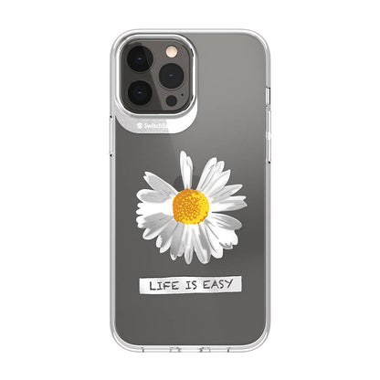 iPhone 13 Pro Max Kılıf Çift IMD Baskılı Lisanslı Switcheasy Artist Daisy Kapak