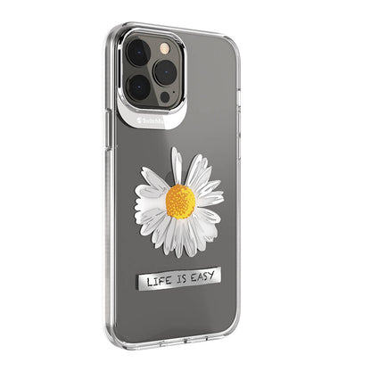 iPhone 13 Pro Max Kılıf Çift IMD Baskılı Lisanslı Switcheasy Artist Daisy Kapak