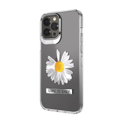 iPhone 13 Pro Max Kılıf Çift IMD Baskılı Lisanslı Switcheasy Artist Daisy Kapak