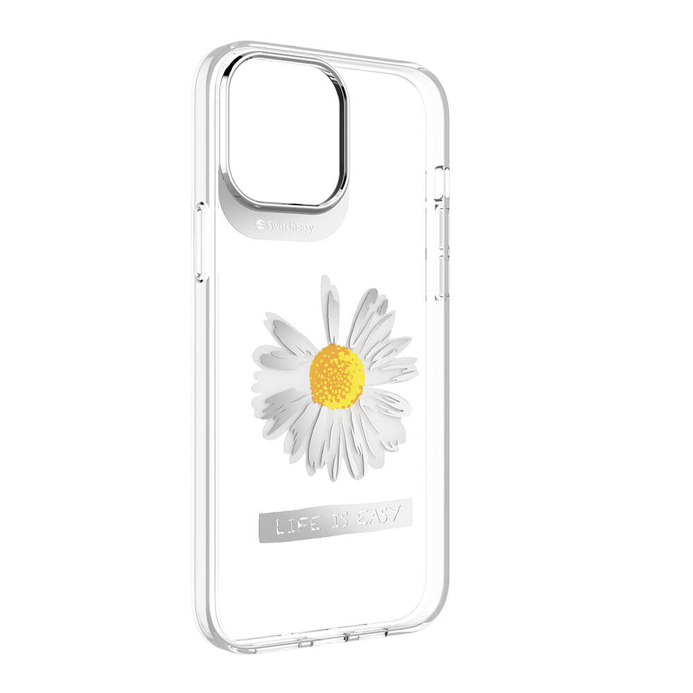 iPhone 13 Pro Max Kılıf Çift IMD Baskılı Lisanslı Switcheasy Artist Daisy Kapak