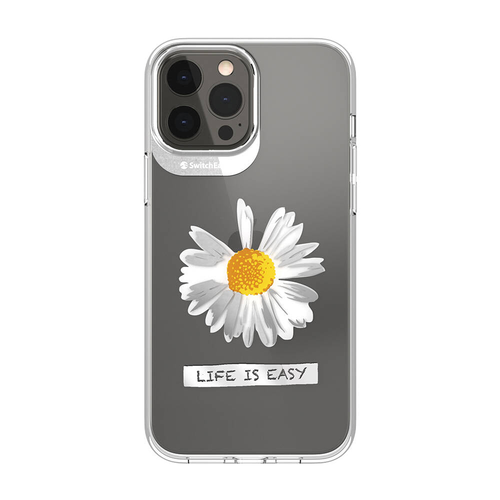 iPhone 13 Pro Max Kılıf Çift IMD Baskılı Lisanslı Switcheasy Artist Daisy Kapak