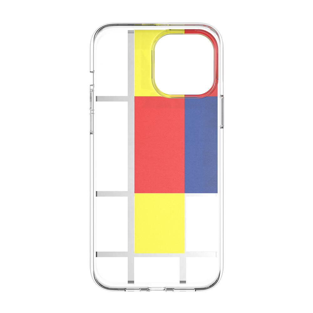iPhone 13 Pro Max Kılıf Çift IMD Baskılı Lisanslı Switcheasy Artist Mondrian Kapak