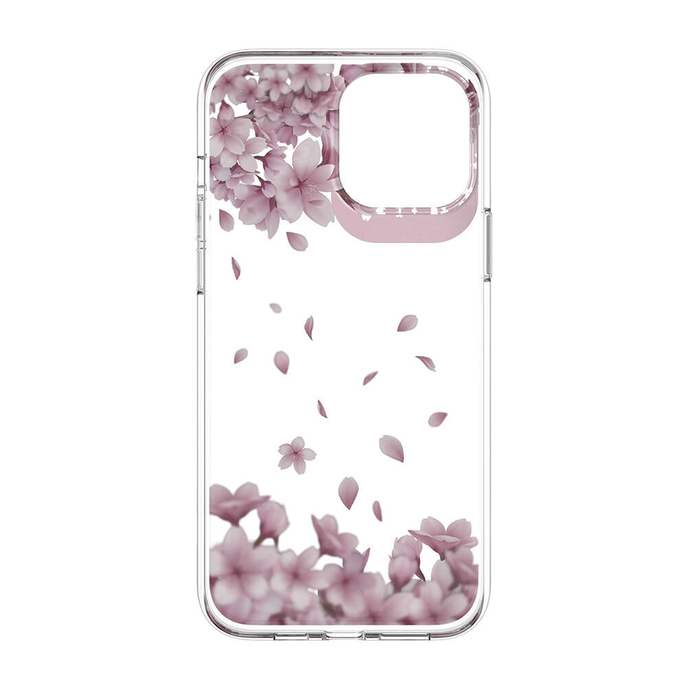 iPhone 13 Pro Max Kılıf Çift IMD Baskılı Lisanslı Switcheasy Artist Sakura Kapak