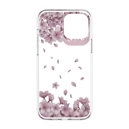 iPhone 13 Pro Max Kılıf Çift IMD Baskılı Lisanslı Switcheasy Artist Sakura Kapak