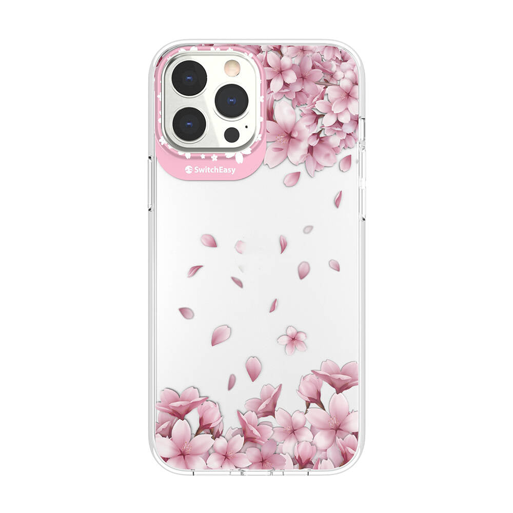 iPhone 13 Pro Max Kılıf Çift IMD Baskılı Lisanslı Switcheasy Artist Sakura Kapak