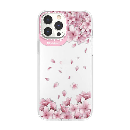 iPhone 13 Pro Max Kılıf Çift IMD Baskılı Lisanslı Switcheasy Artist Sakura Kapak