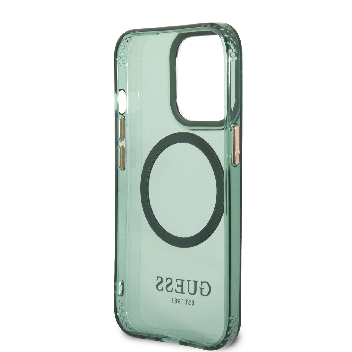 iPhone 13 Pro Max Kılıf GUESS M-safe Şarj Özellikli Airbagli Dizayn Kapak