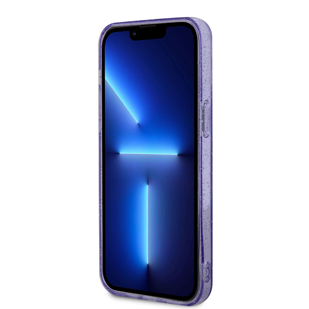 iPhone 13 Pro Max Kılıf GUESS M-safe Şarj Özellikli Glitter Kapak