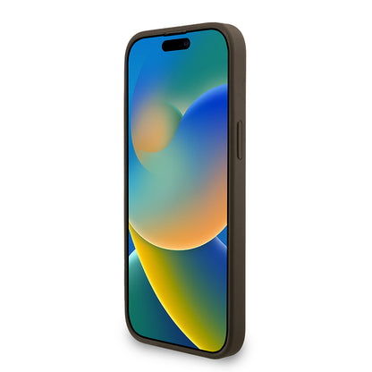 iPhone 13 Pro Max Kılıf Guess Orjinal Lisanslı M-safe Şarj Özellikli PU Deri Bilek Askı İpli Yazı Logolu Kapak