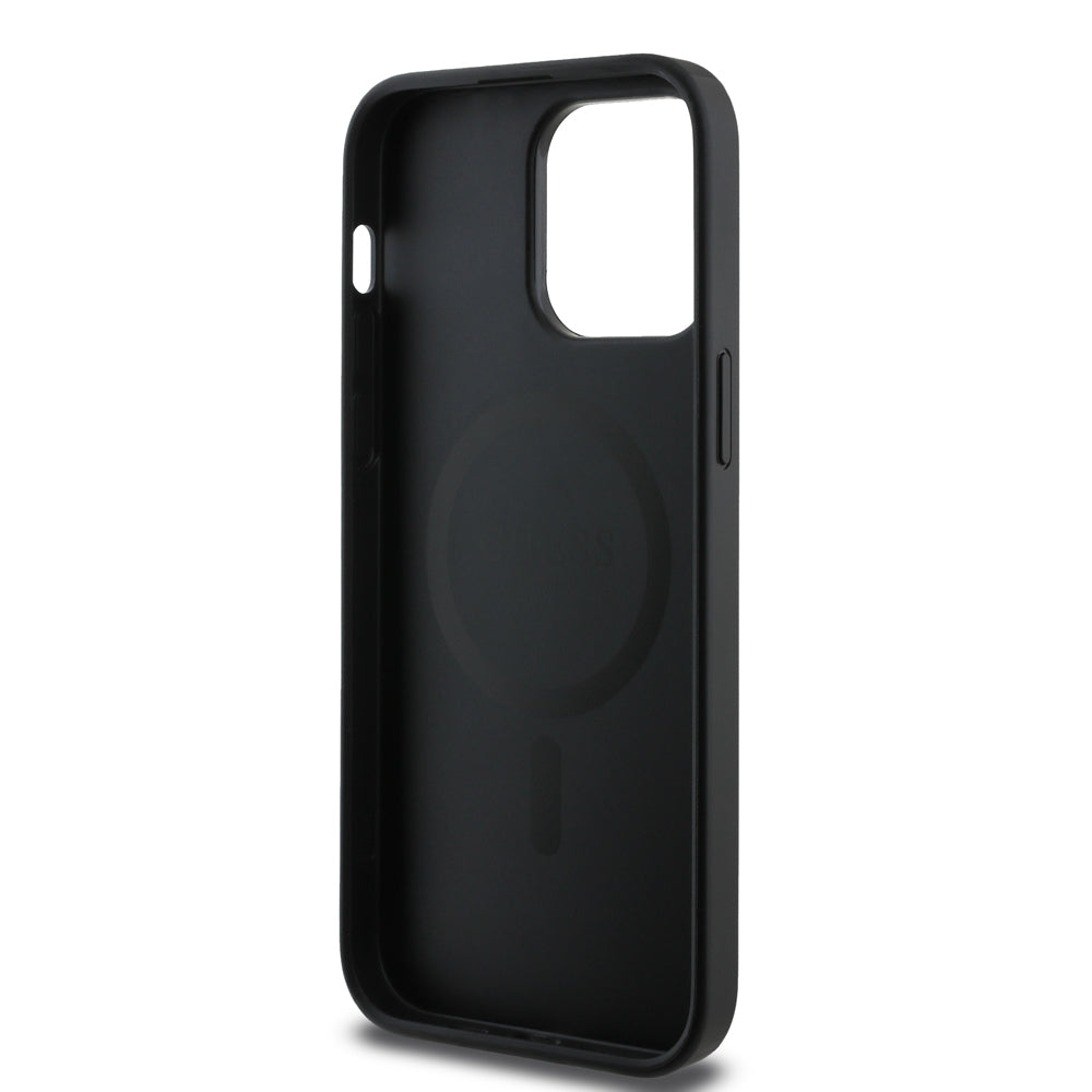 iPhone 13 Pro Max Kılıf Guess Orjinal Lisanslı M-safe Şarj Özellikli Small 4G Classic Kapak
