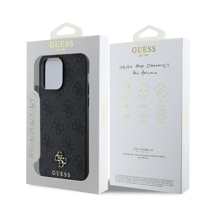 iPhone 13 Pro Max Kılıf Guess Orjinal Lisanslı M-safe Şarj Özellikli Small 4G Classic Kapak