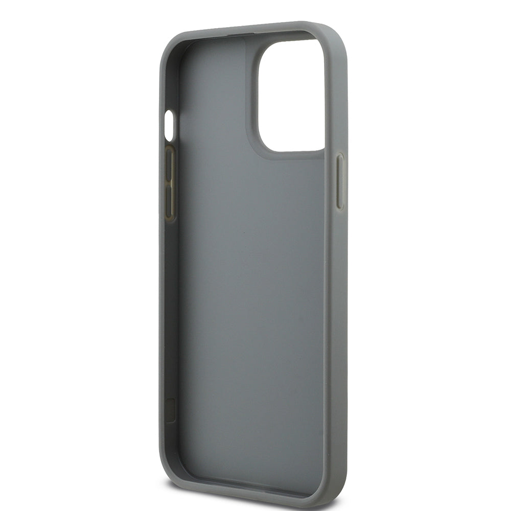 iPhone 13 Pro Max Kılıf Guess Orjinal Lisanslı Taşlı Arka Yüzey Üçgen Logolu Kapak