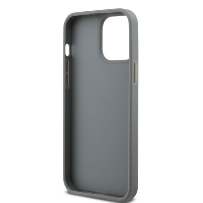 iPhone 13 Pro Max Kılıf Guess Orjinal Lisanslı Taşlı Arka Yüzey Üçgen Logolu Kapak