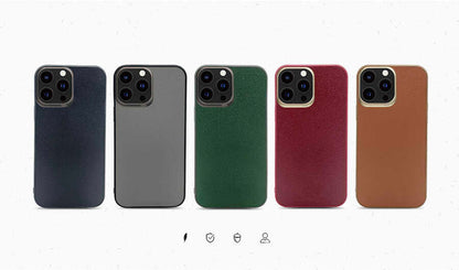 iPhone 13 Pro Max Kılıf Kajsa Luxe Collection Hakiki Deri Kapak