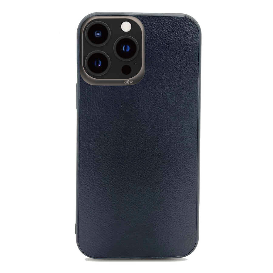 iPhone 13 Pro Max Kılıf Kajsa Luxe Collection Hakiki Deri Kapak
