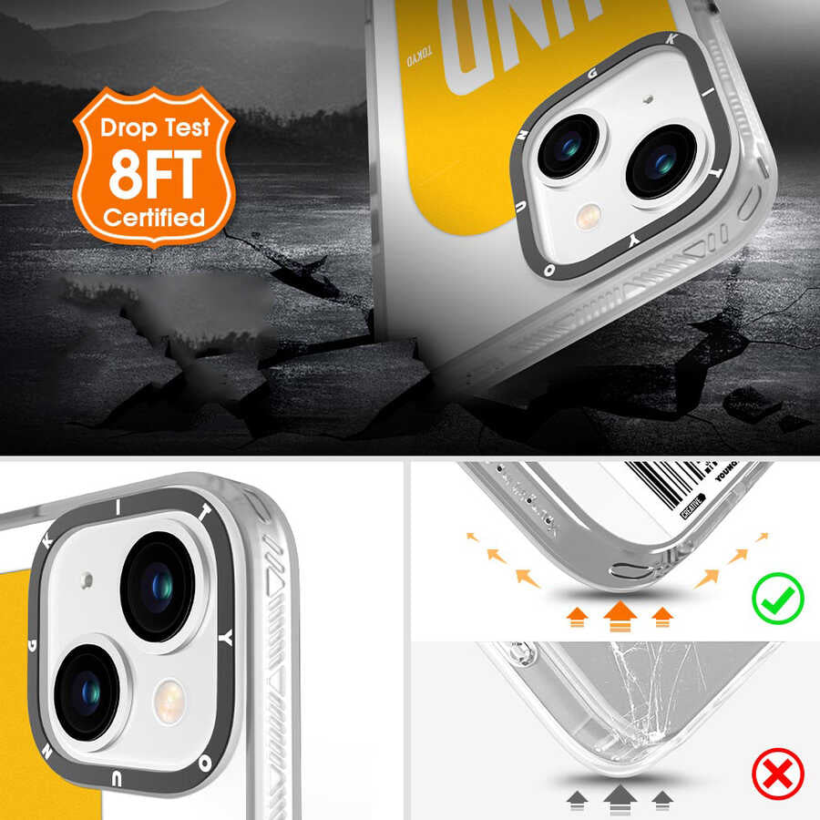 iPhone 13 Kılıf YoungKit Any Time Trip Serisi Kapak