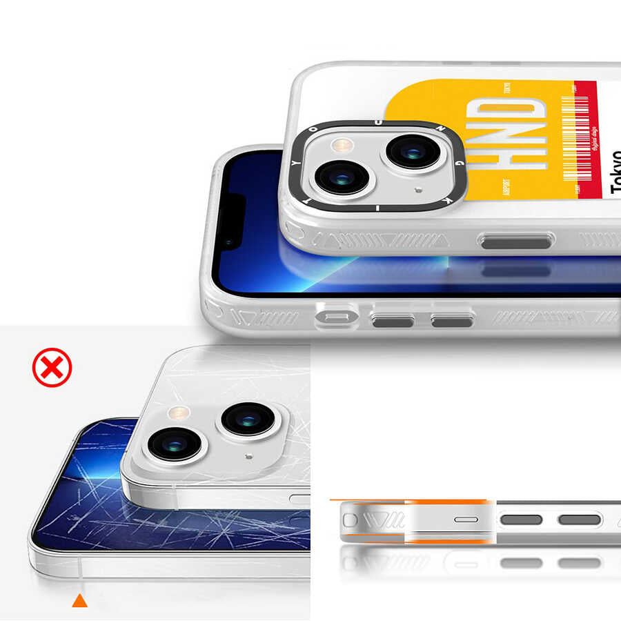 iPhone 13 Kılıf YoungKit Any Time Trip Serisi Kapak