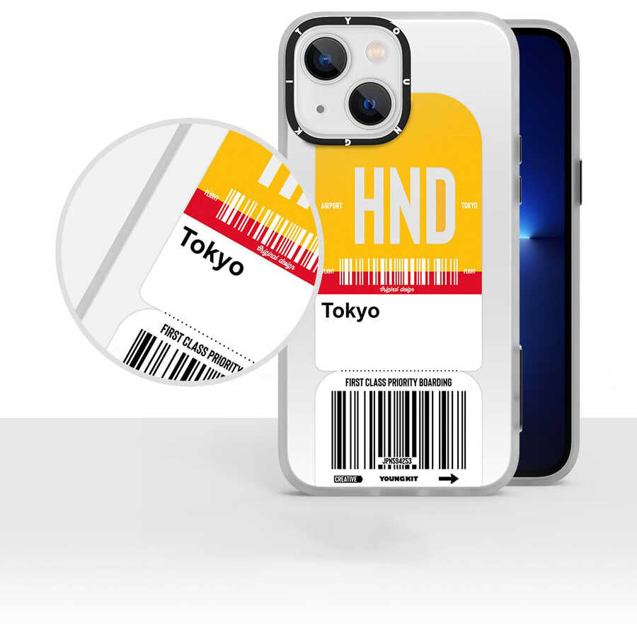 iPhone 13 Kılıf YoungKit Any Time Trip Serisi Kapak