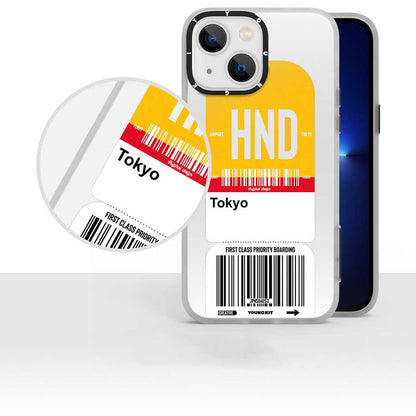 iPhone 13 Kılıf YoungKit Any Time Trip Serisi Kapak