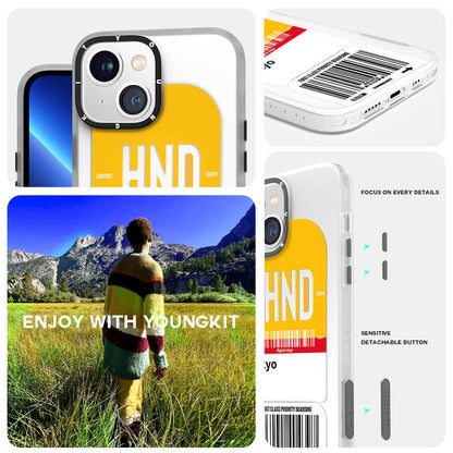 iPhone 13 Kılıf YoungKit Any Time Trip Serisi Kapak