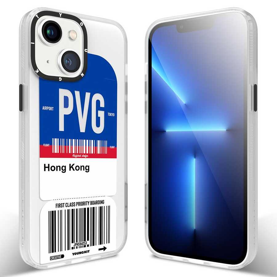 iPhone 13 Kılıf YoungKit Any Time Trip Serisi Kapak