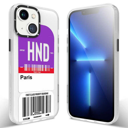 iPhone 13 Kılıf YoungKit Any Time Trip Serisi Kapak