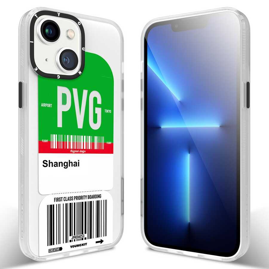 iPhone 13 Kılıf YoungKit Any Time Trip Serisi Kapak