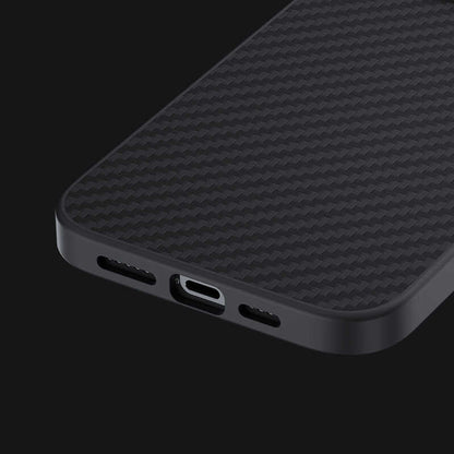 iPhone 13 Pro Max Kılıf Karbon Fiber Benks Hybrid Kevlar Kapak
