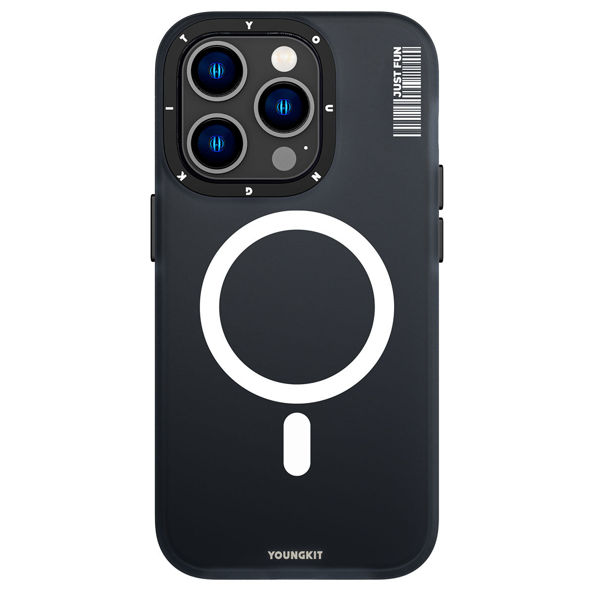 iPhone 13 Pro Max Kılıf M-safe Şarj Özellikli Youngkit Colored Sand Serisi Kapak