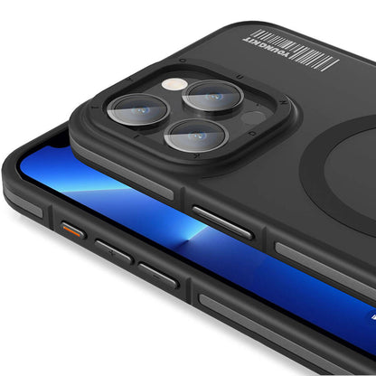 iPhone 13 Pro Max Kılıf M-safe Şarj Özellikli Youngkit Rock Sand Serisi Kapak