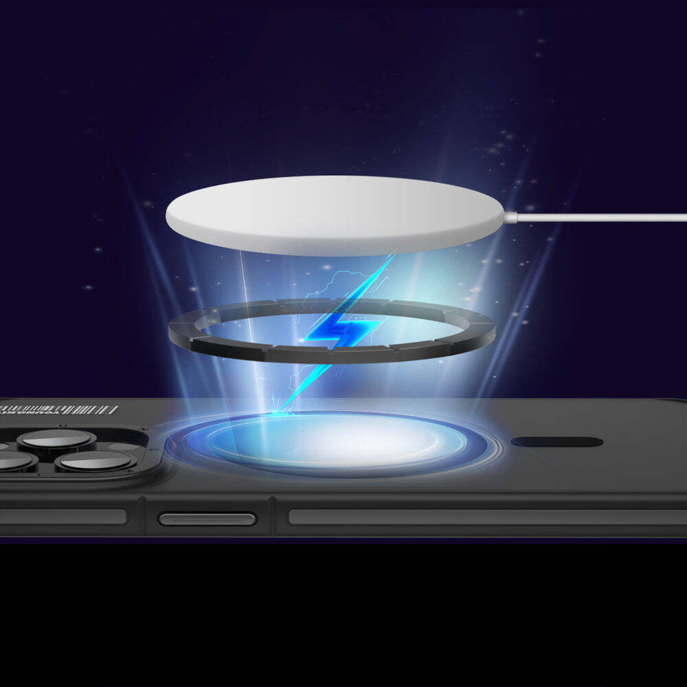 iPhone 13 Pro Max Kılıf M-safe Şarj Özellikli Youngkit Rock Sand Serisi Kapak