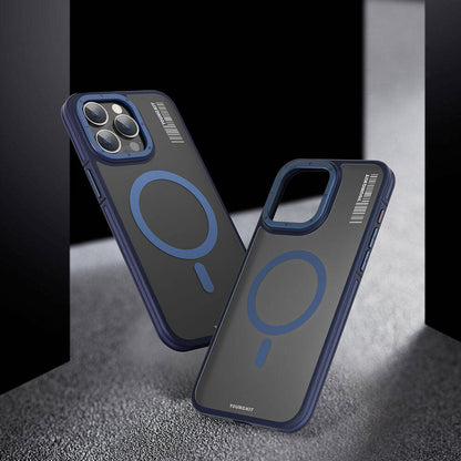 iPhone 13 Pro Max Kılıf M-safe Şarj Özellikli Youngkit Rock Sand Serisi Kapak