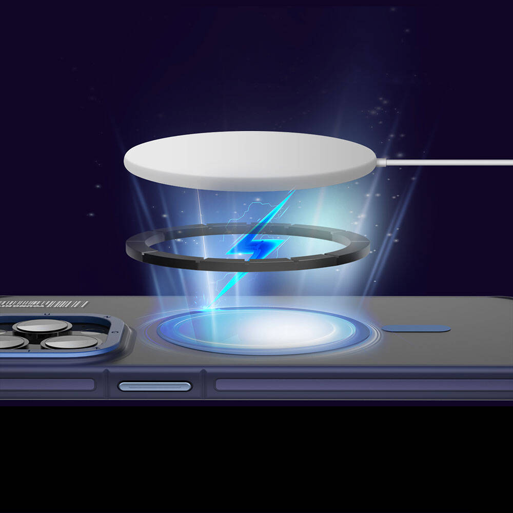 iPhone 13 Pro Max Kılıf M-safe Şarj Özellikli Youngkit Rock Sand Serisi Kapak