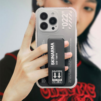 iPhone 13 Pro Max Kılıf SkinArma Standlı Şeffaf Tasarımlı Taihi Kobai Kapak